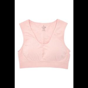 Copper Life Women's Seamless Shoulder Support Compression Bra Pink - Regular